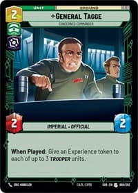 General Tagge - Concerned Commander - Spark of Rebellion - Star Wars: Unlimited card