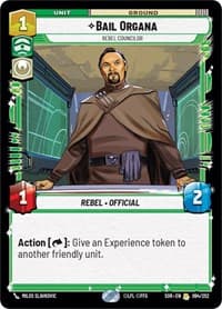Bail Organa - Rebel Councilor - Spark of Rebellion - Star Wars: Unlimited card