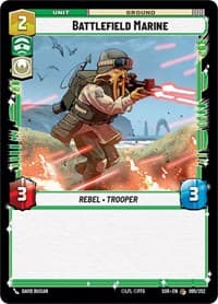 Battlefield Marine - Spark of Rebellion - Star Wars: Unlimited card