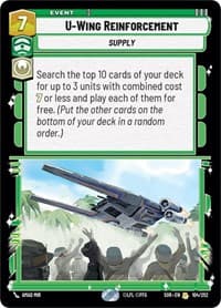 U-Wing Reinforcement - Spark of Rebellion - Star Wars: Unlimited card