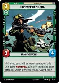 Homestead Militia - Spark of Rebellion - Star Wars: Unlimited card