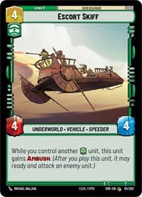 Escort Skiff - Spark of Rebellion - Star Wars: Unlimited card