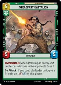 Steadfast Battalion - Spark of Rebellion - Star Wars: Unlimited card