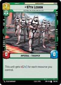 97th Legion - Keeping the Peace on Sullust - Spark of Rebellion - Star Wars: Unlimited card