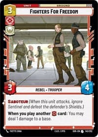 Fighters For Freedom - Spark of Rebellion - Star Wars: Unlimited card