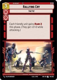 Rallying Cry - Spark of Rebellion - Star Wars: Unlimited card