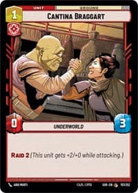 Cantina Braggart - Spark of Rebellion - Star Wars: Unlimited card