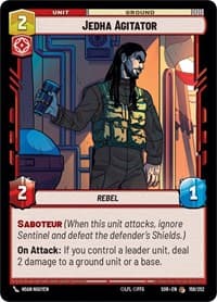 Jedha Agitator - Spark of Rebellion - Star Wars: Unlimited card