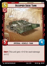 Occupier Siege Tank - Spark of Rebellion - Star Wars: Unlimited card