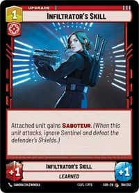 Infiltrator's Skill - Spark of Rebellion - Star Wars: Unlimited card