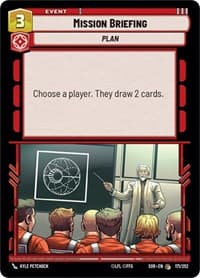 Mission Briefing - Spark of Rebellion - Star Wars: Unlimited card