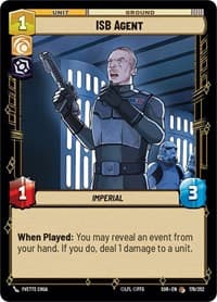 ISB Agent - Spark of Rebellion - Star Wars: Unlimited card