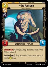 Bib Fortuna - Jabba's Majordomo - Spark of Rebellion - Star Wars: Unlimited card