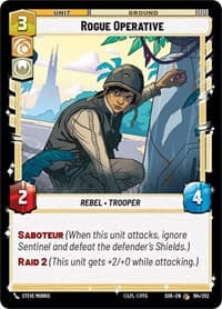 Rogue Operative - Spark of Rebellion - Star Wars: Unlimited card