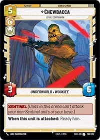 Chewbacca - Loyal Companion - Spark of Rebellion - Star Wars: Unlimited card