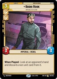 Bodhi Rook - Imperial Defector - Spark of Rebellion - Star Wars: Unlimited card