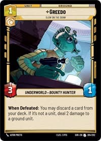 Greedo - Slow on the Draw - Spark of Rebellion - Star Wars: Unlimited card