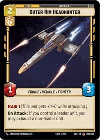 Outer Rim Headhunter - Spark of Rebellion - Star Wars: Unlimited card