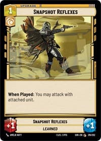 Snapshot Reflexes - Spark of Rebellion - Star Wars: Unlimited card