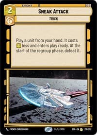 Sneak Attack - Spark of Rebellion - Star Wars: Unlimited card