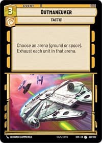 Outmaneuver - Spark of Rebellion - Star Wars: Unlimited card