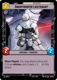 Snowtrooper Lieutenant - Spark of Rebellion - Star Wars: Unlimited card