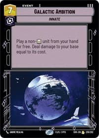 Galactic Ambition - Spark of Rebellion - Star Wars: Unlimited card