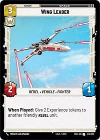 Wing Leader - Spark of Rebellion - Star Wars: Unlimited card