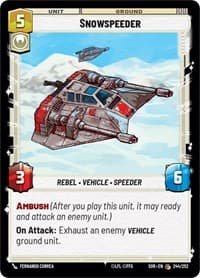 Snowspeeder - Spark of Rebellion - Star Wars: Unlimited card