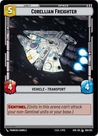 Corellian Freighter - Spark of Rebellion - Star Wars: Unlimited card