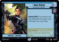 Iden Versio - Inferno Squad Commander - Spark of Rebellion - Star Wars: Unlimited card