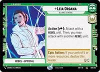 Leia Organa - Alliance General - Spark of Rebellion - Star Wars: Unlimited card