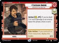 Cassian Andor - Dedicated to the Rebellion - Spark of Rebellion - Star Wars: Unlimited card