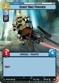 Scout Bike Pursuer (Hyperspace) - Spark of Rebellion - Star Wars: Unlimited card