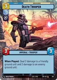 Death Trooper (Hyperspace) - Spark of Rebellion - Star Wars: Unlimited card