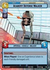 Academy Defense Walker (Hyperspace) - Spark of Rebellion - Star Wars: Unlimited card