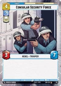 Consular Security Force (Hyperspace) - Spark of Rebellion - Star Wars: Unlimited card