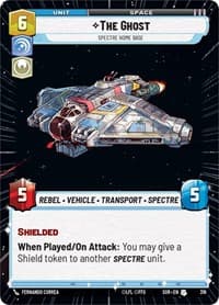 The Ghost - Spectre Home Base (Hyperspace) - Spark of Rebellion - Star Wars: Unlimited card