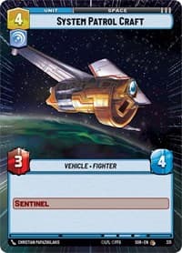 System Patrol Craft (Hyperspace) - Spark of Rebellion - Star Wars: Unlimited card