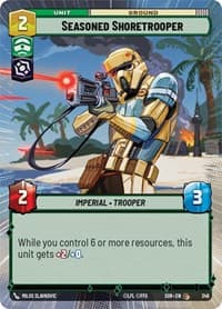 Seasoned Shoretrooper (Hyperspace) - Spark of Rebellion - Star Wars: Unlimited card