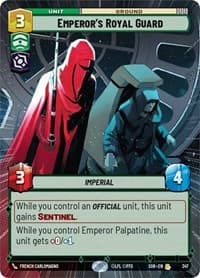 Emperor's Royal Guard (Hyperspace) - Spark of Rebellion - Star Wars: Unlimited card