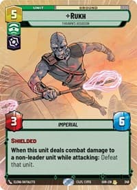 Rukh - Thrawn's Assassin (Hyperspace) - Spark of Rebellion - Star Wars: Unlimited card
