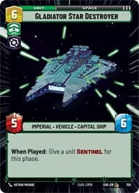 Gladiator Star Destroyer (Hyperspace) - Spark of Rebellion - Star Wars: Unlimited card