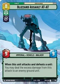 Blizzard Assault AT-AT (Hyperspace) - Spark of Rebellion - Star Wars: Unlimited card