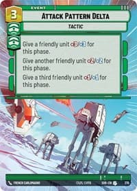 Attack Pattern Delta (Hyperspace) - Spark of Rebellion - Star Wars: Unlimited card