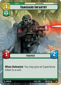 Vanguard Infantry (Hyperspace) - Spark of Rebellion - Star Wars: Unlimited card