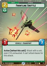Frontline Shuttle (Hyperspace) - Spark of Rebellion - Star Wars: Unlimited card