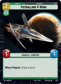 Patrolling V-Wing (Hyperspace) - Spark of Rebellion - Star Wars: Unlimited card
