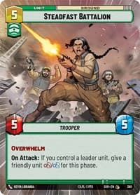 Steadfast Battalion (Hyperspace) - Spark of Rebellion - Star Wars: Unlimited card
