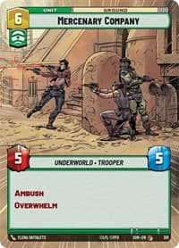 Mercenary Company (Hyperspace) - Spark of Rebellion - Star Wars: Unlimited card